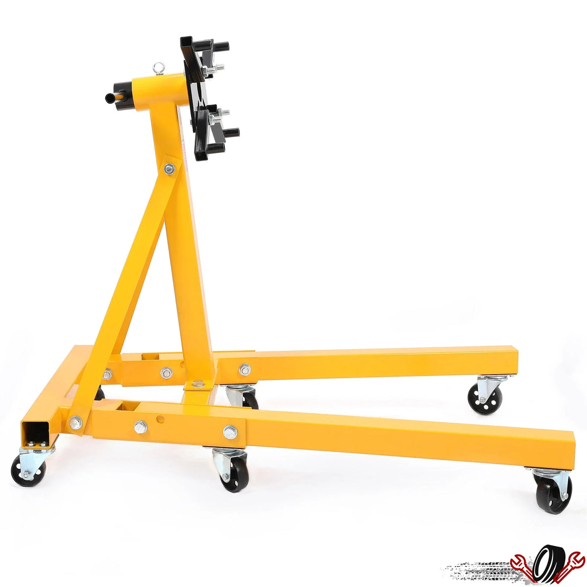 Folding Engine Stand for Vehicle Engine Block (2000 lbs Capacity)
