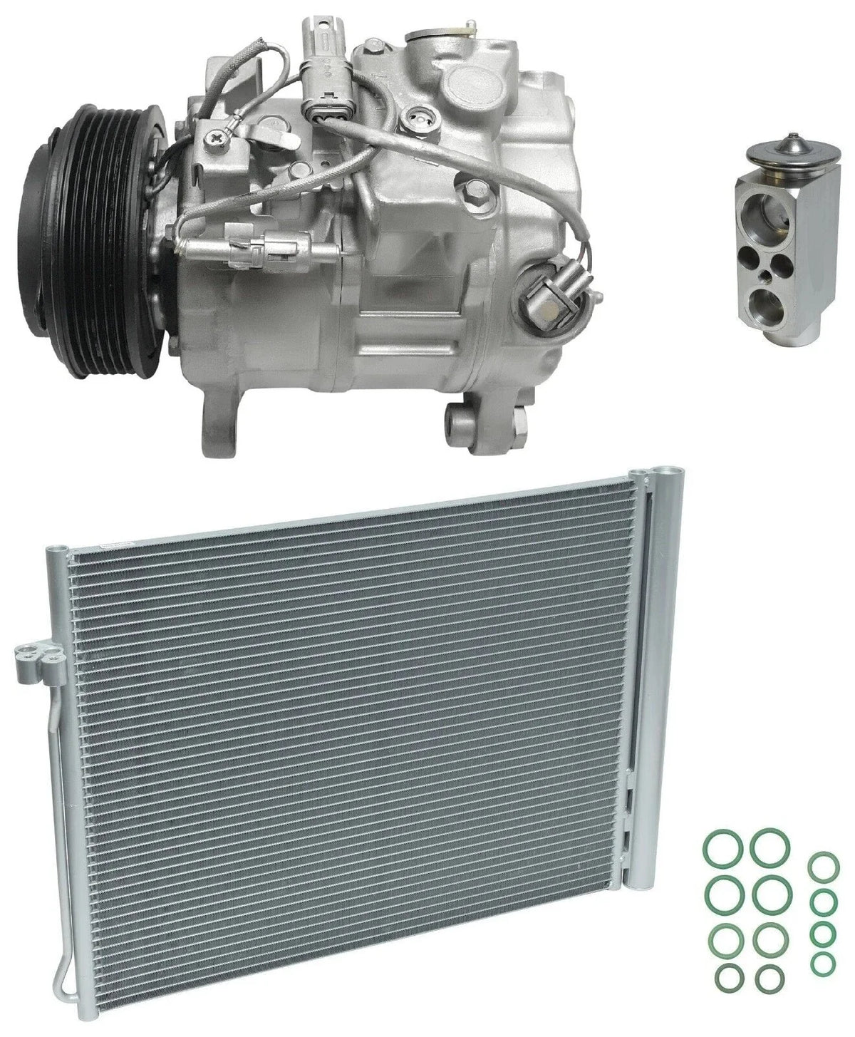 A C Compressor Kit with Condenser for BMW X5 3.0L Diesel (2015–2015)