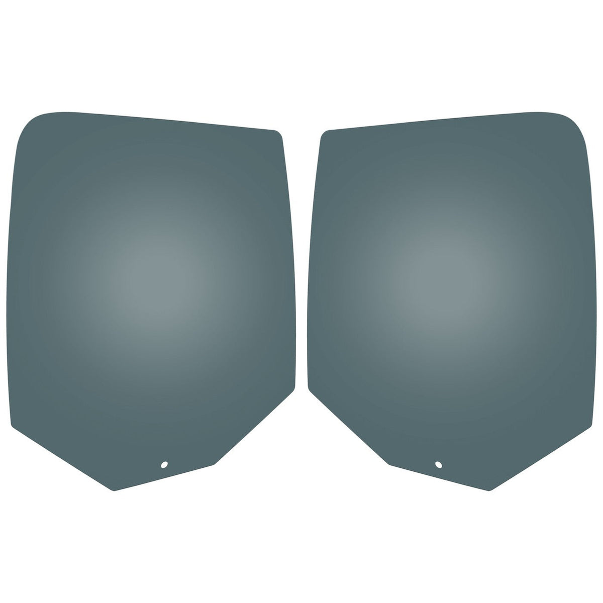 Door Glass Pair for Ram 1500