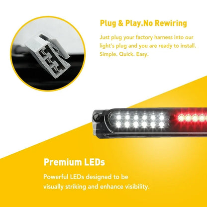 Third Stop Light Tail Lamp with 30 LEDs for Ford F-150 1997-2004