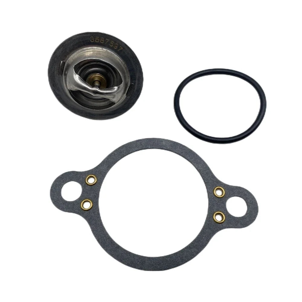 Thermostat Kit W/Gasket 150 Degree for Volvo Penta 4.3 5.0 5.7 L (1990–2023) 3852111 3852071
