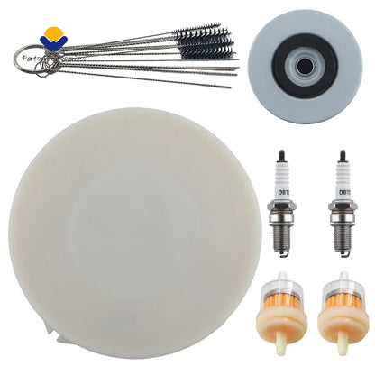 Oil Air Filter & Spark Plug Set for V-Star 650 Yamaha XVS650 1998-2011