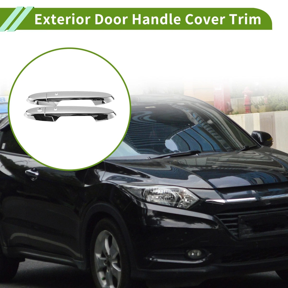 Set of 2 Door Handle Covers for Honda HR-V (2016–2020) Plating