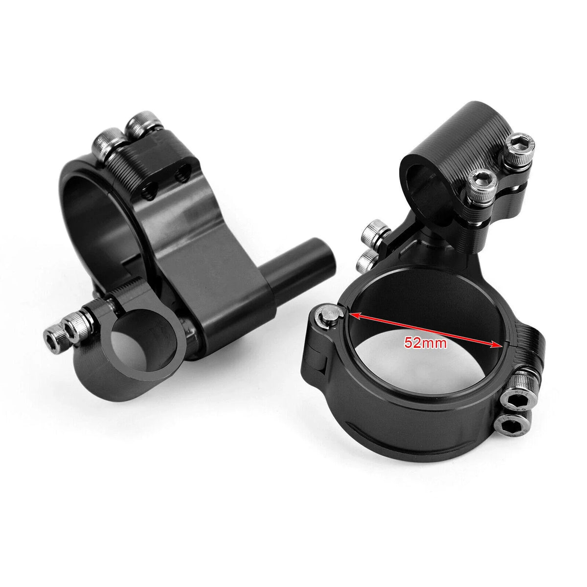 Universal Fit Adjustable CNC Billet Clip Ons Handlebar Kit