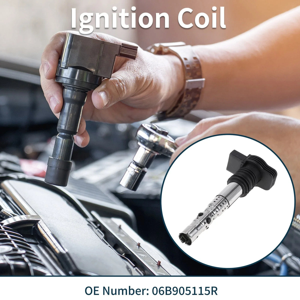 Ignition Coil Pack No. 06B905115R for Audi A4 (2001–2005)