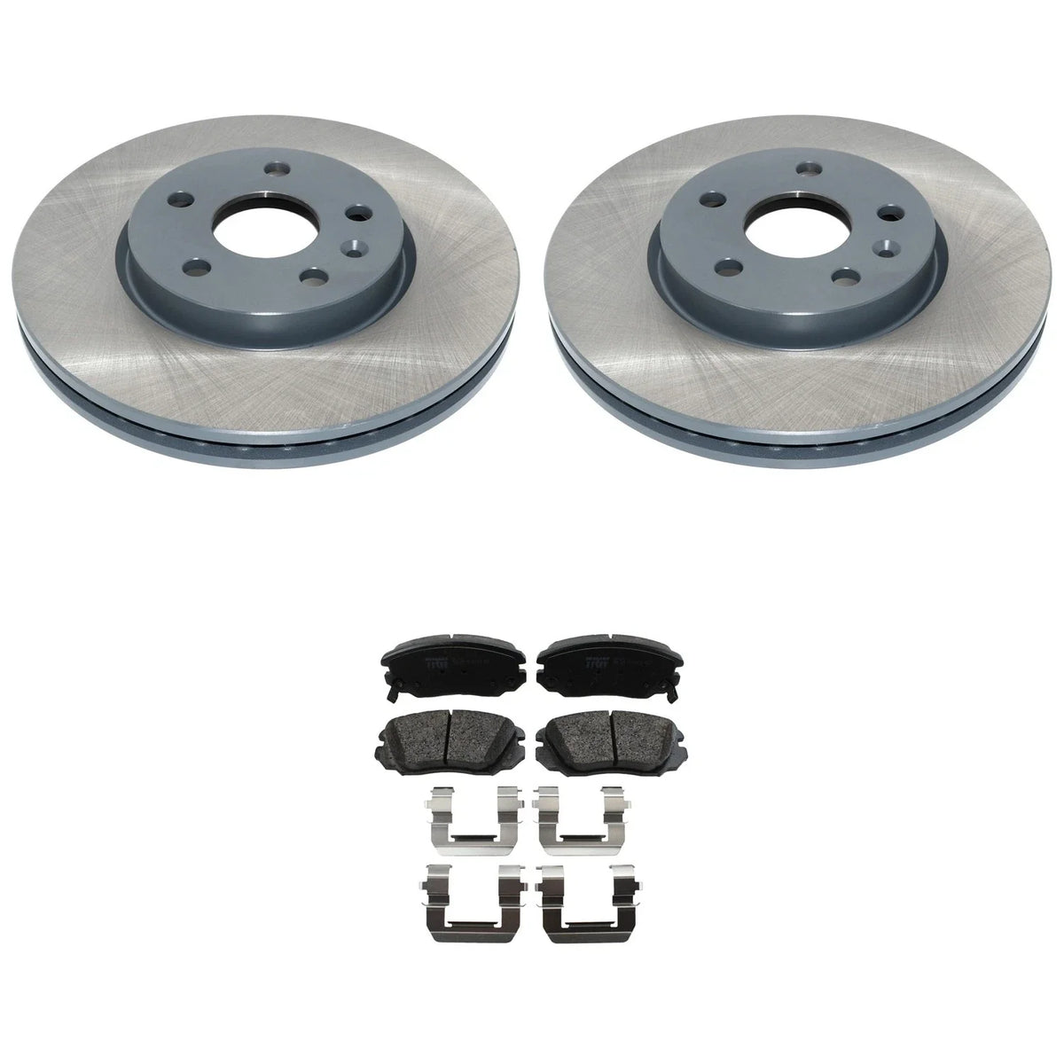 Brake Pad Set with Front Rotors for 2014-2020 Chevrolet Malibu/Impala