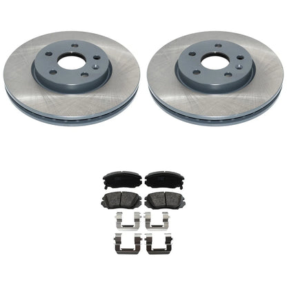 Brake Pad Set with Front Rotors for 2014-2020 Chevrolet Malibu/Impala