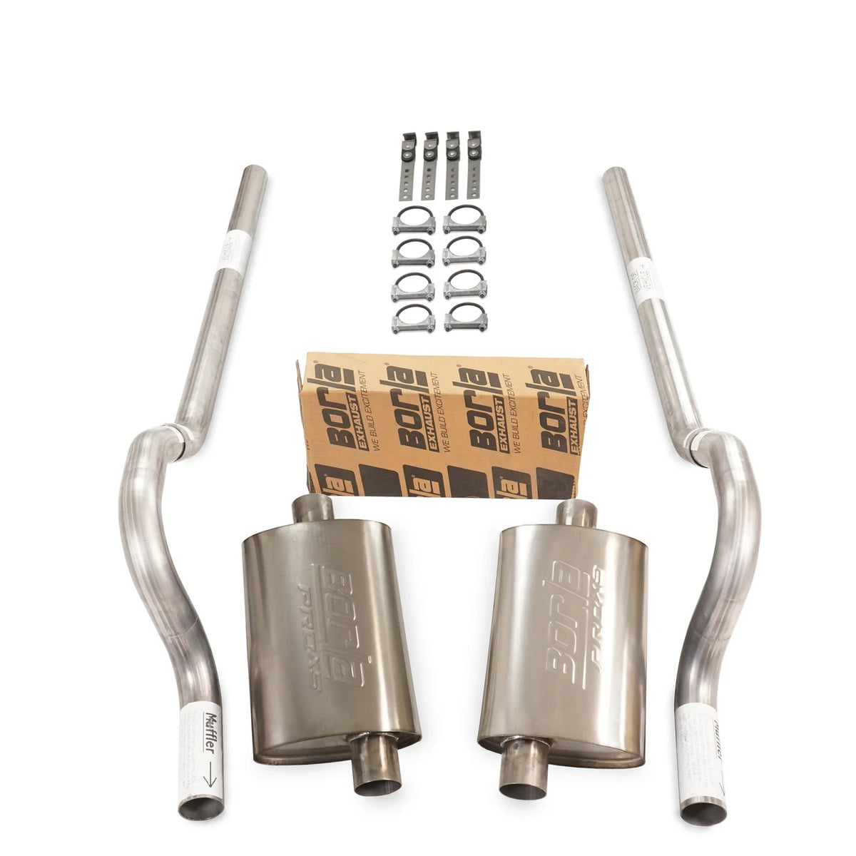2.5" Dual Exhaust System for Mopar B Body (1962–1974) - Borla Pro XS