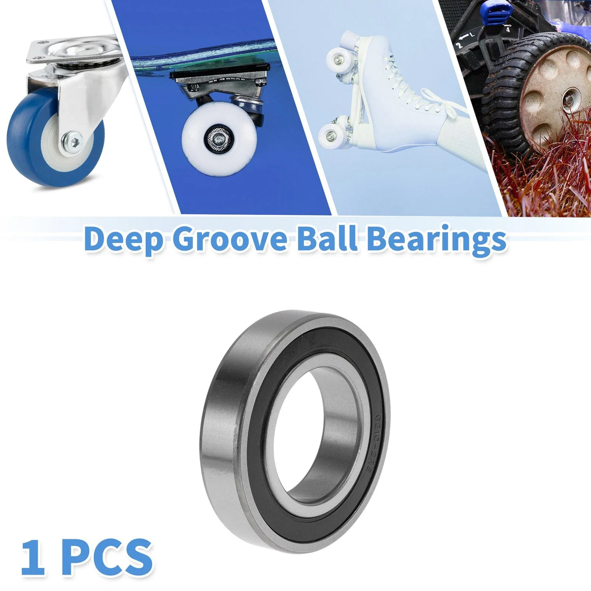 Deep Groove Ball Bearing 6210VV for Various Models (50x90x20mm)