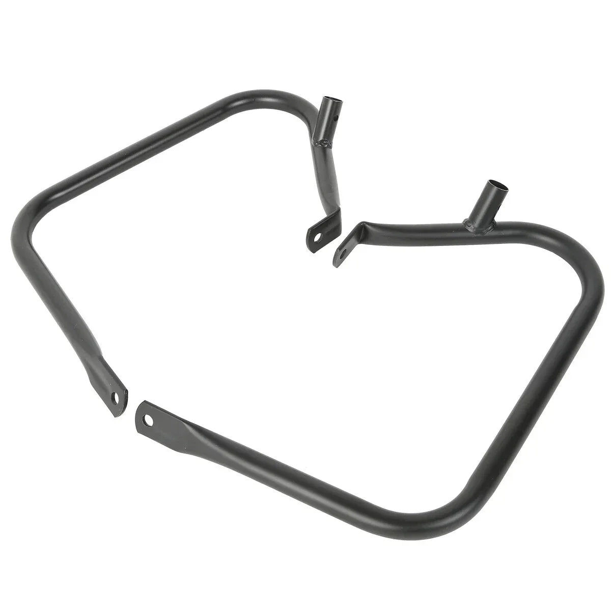 Black Saddlebag Guard Bracket for Harley Touring Models 1997-2013