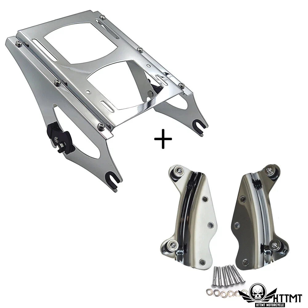 2X Tour Pak Luggage Rack Docking Hardware for Harley Touring (2009–2013)