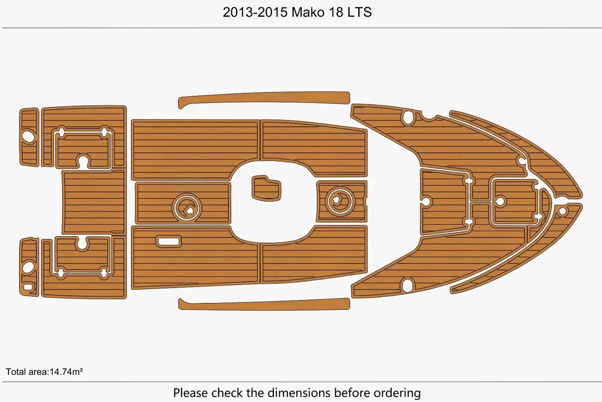 EVA Foam Flooring Mat for Mako 18 LTS (2016)
