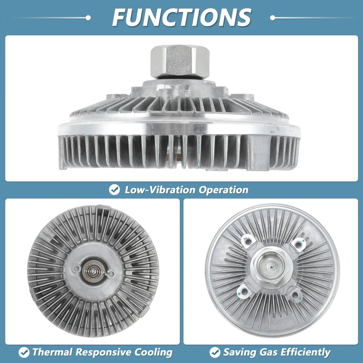 Cooling Fan Clutch for Dodge Dakota & Ram Dakota (2005-2011)