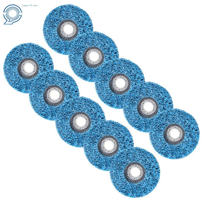 Angle Grinder Poly Strip Discs 10 Pack (4.5''x7/8'')