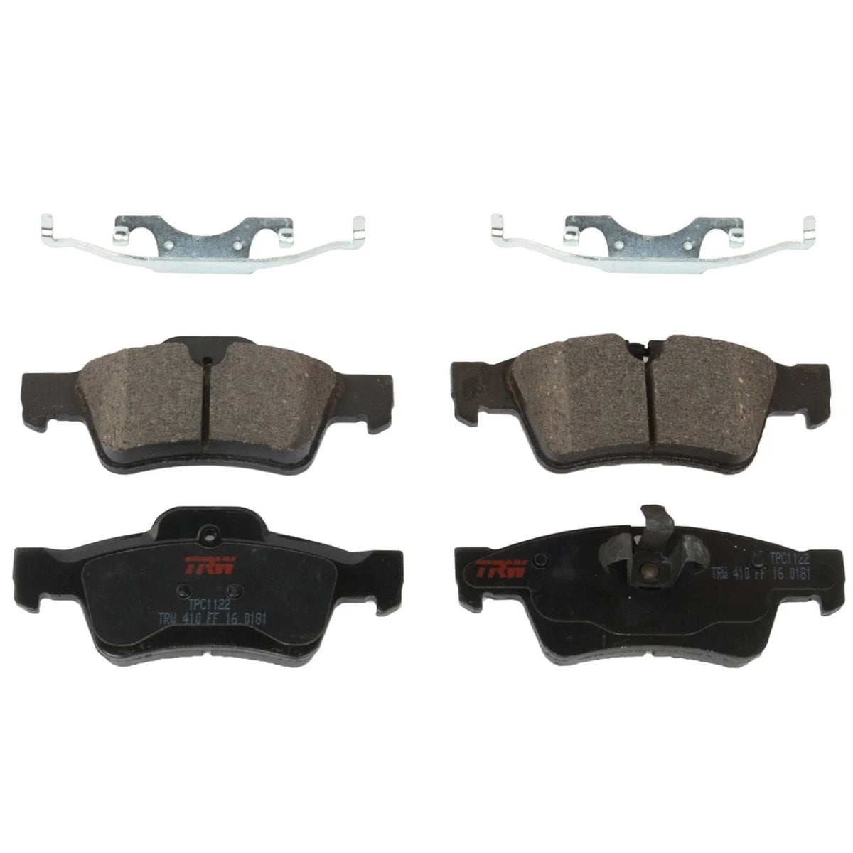 Brake Disc and Pad Kit Set - 2 Units for Mercedes (Rear)