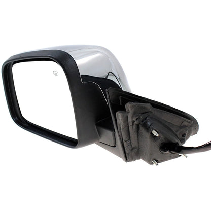 Power Mirror Left Side Heated Chrome for Jeep Grand Cherokee 2014-2018