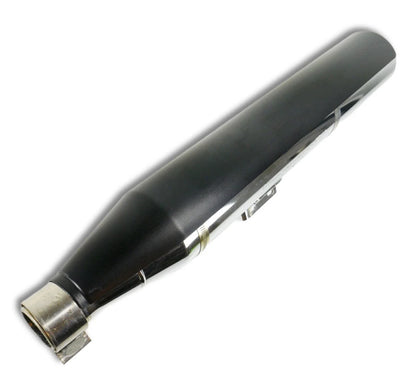 Slip On Muffler for Softail & Fatboy (2018-2024) w/ Black Heat Shield
