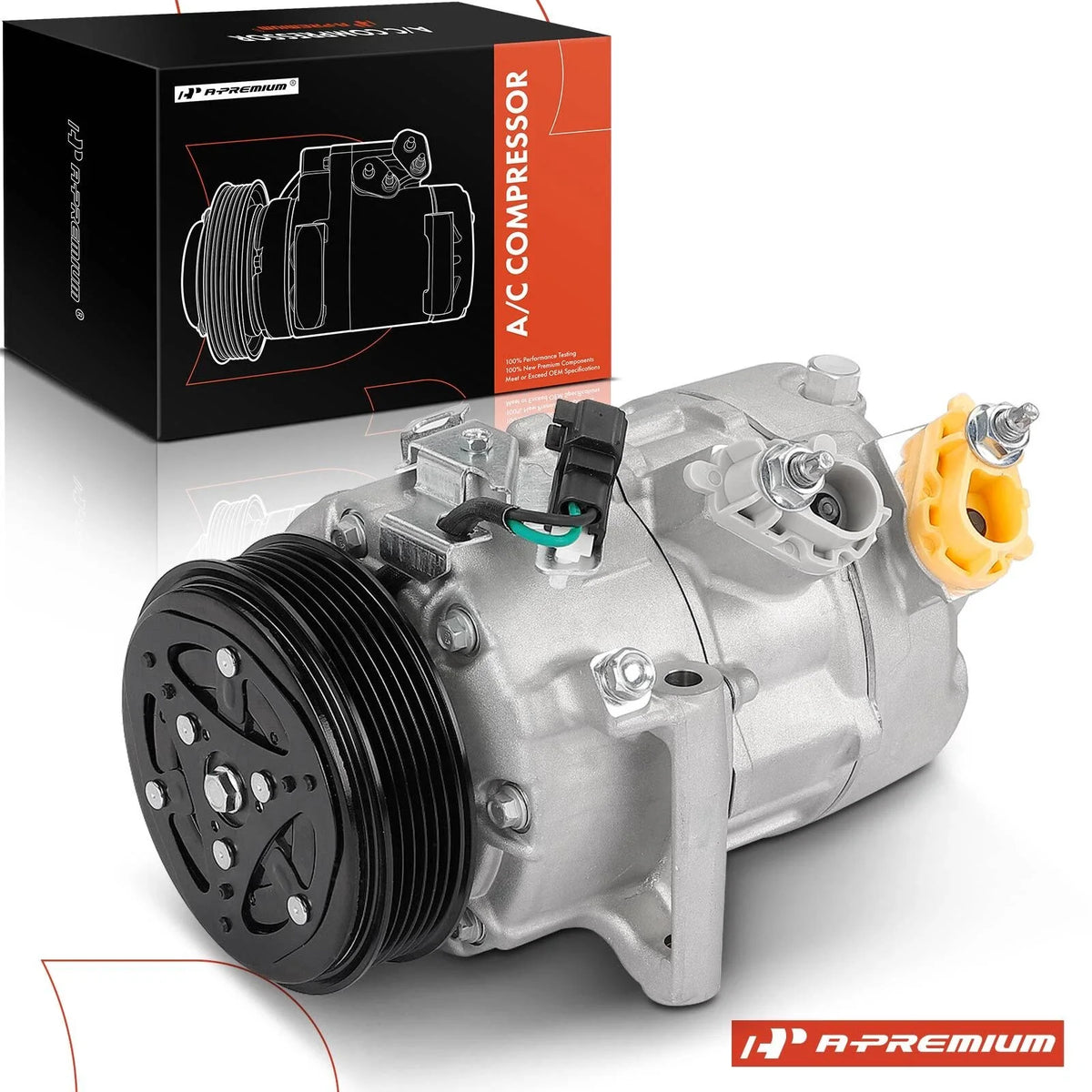 A/C Compressor with Clutch for Ford Explorer Lincoln Aviator (2020–2023)