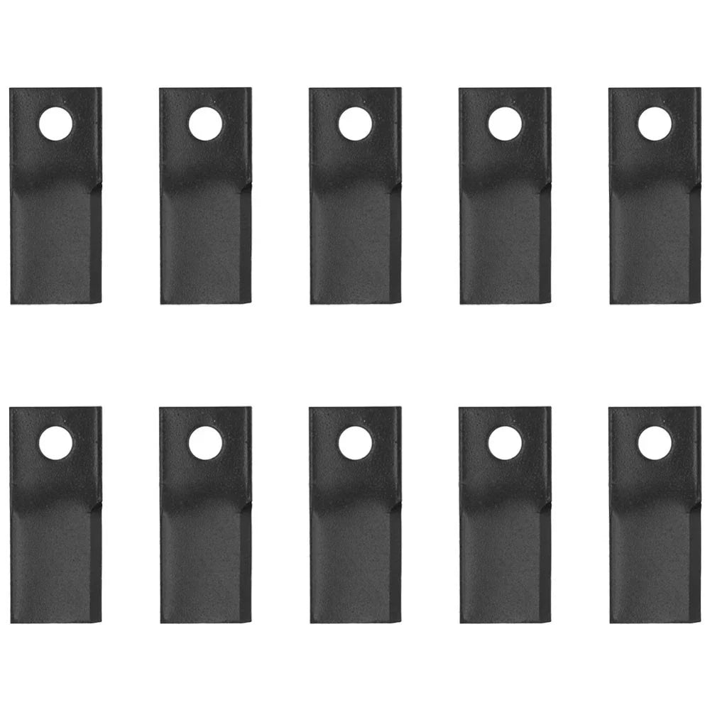 Set of 10 Left Hand Disc Mower Blades for Various Makes & Models
