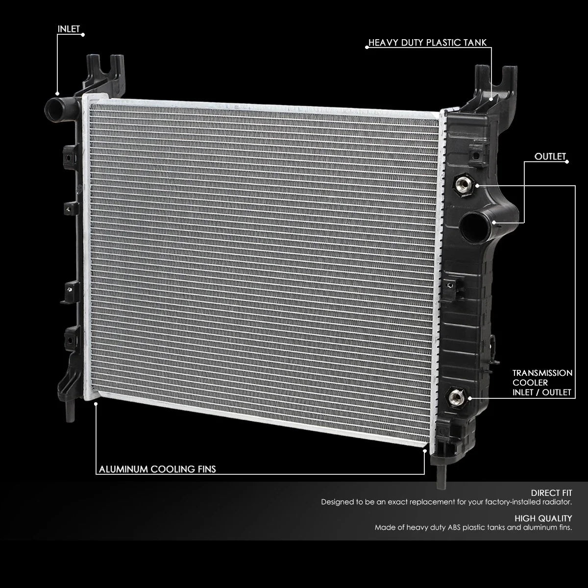 Radiator for Dodge Dakota/Durango (2000–2004) DPI-2294