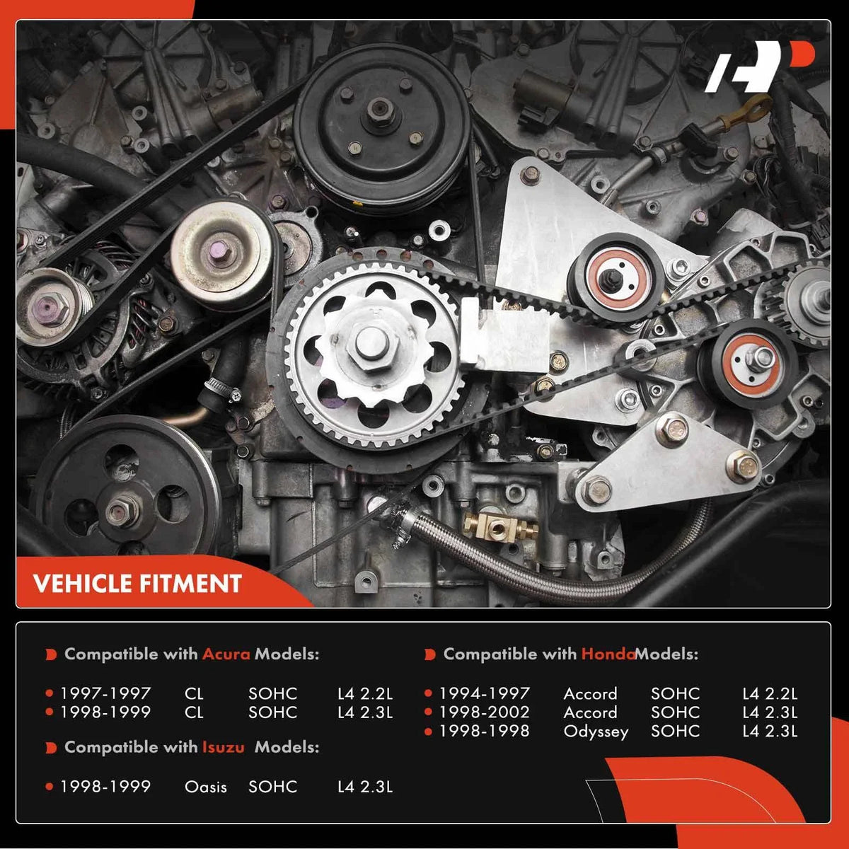 7X Water Pump & Timing Belt Kit for Honda Odyssey Accord 1994-2002