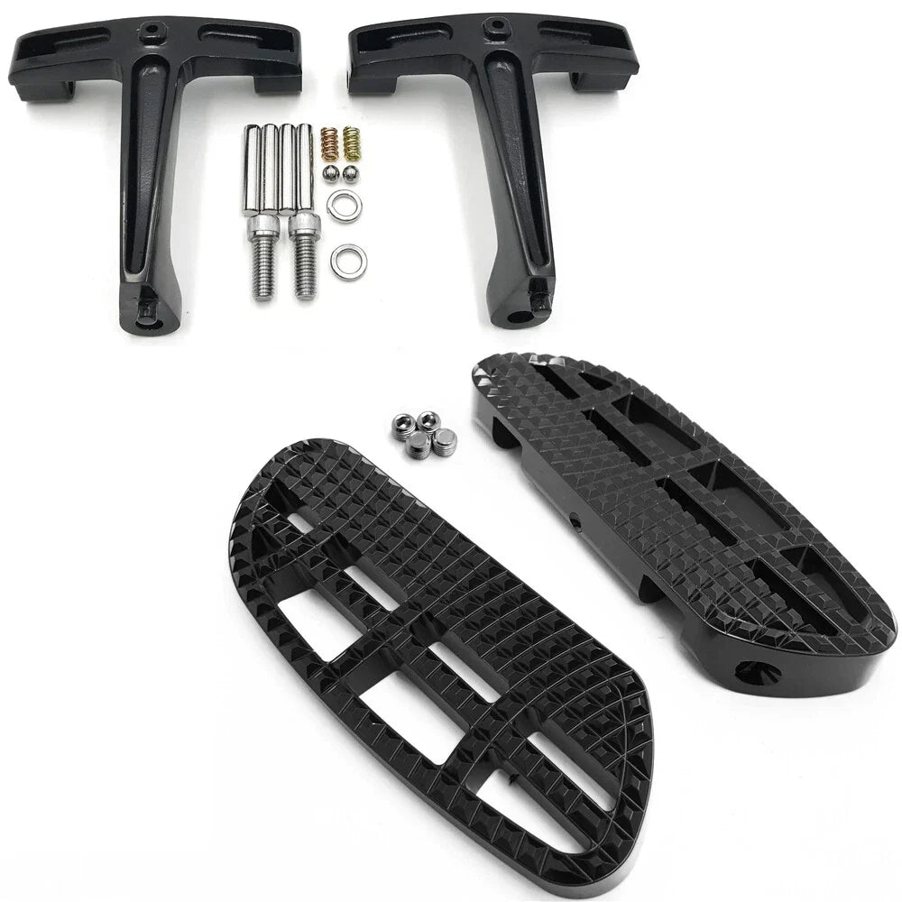 Passenger Footboard Dominator for Harley Touring (1993–2008) - Black