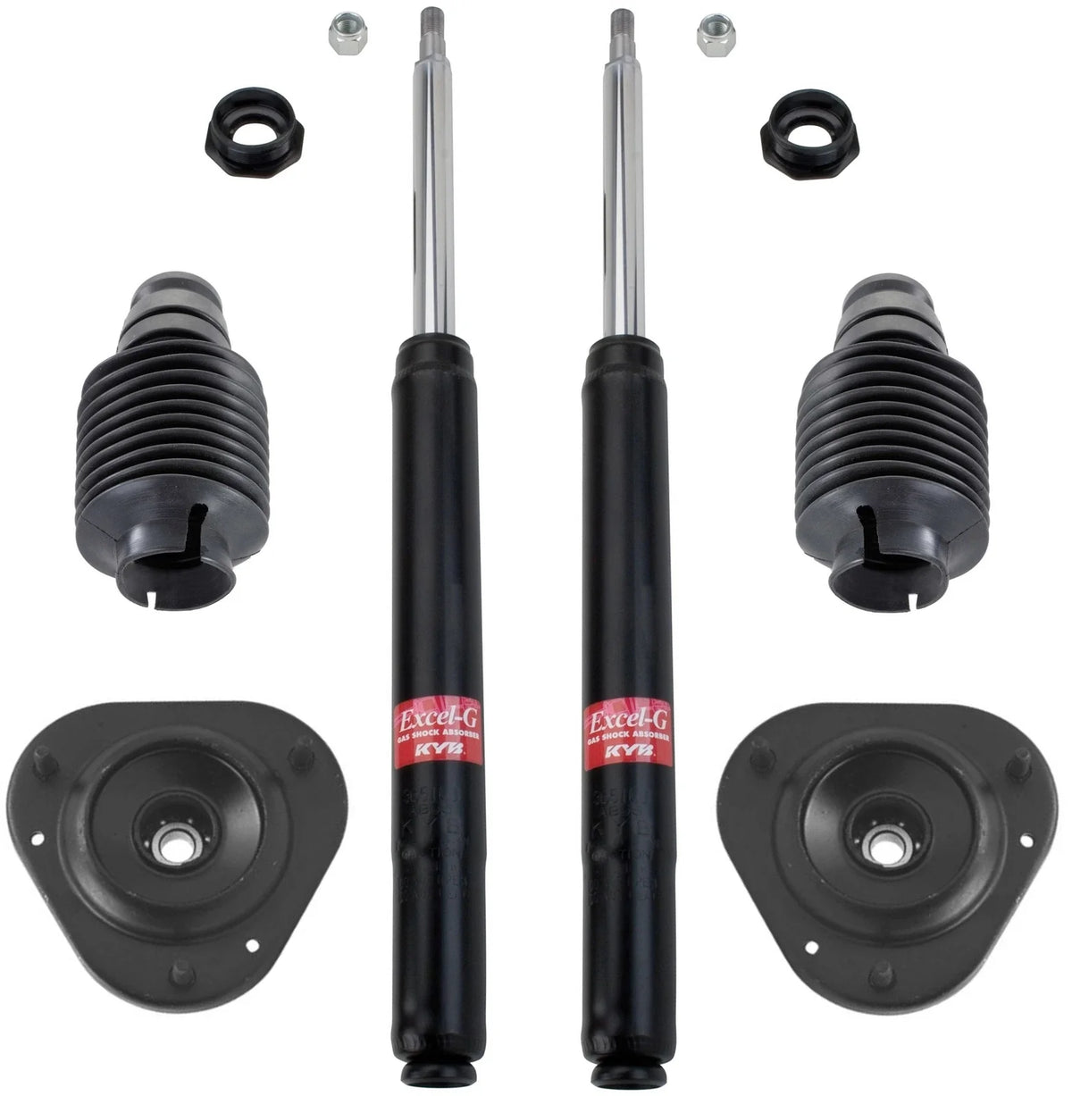 KYB Front Strut Cartridges Mounts Bellows Kit for Lexus ES 250 (1990–1991)