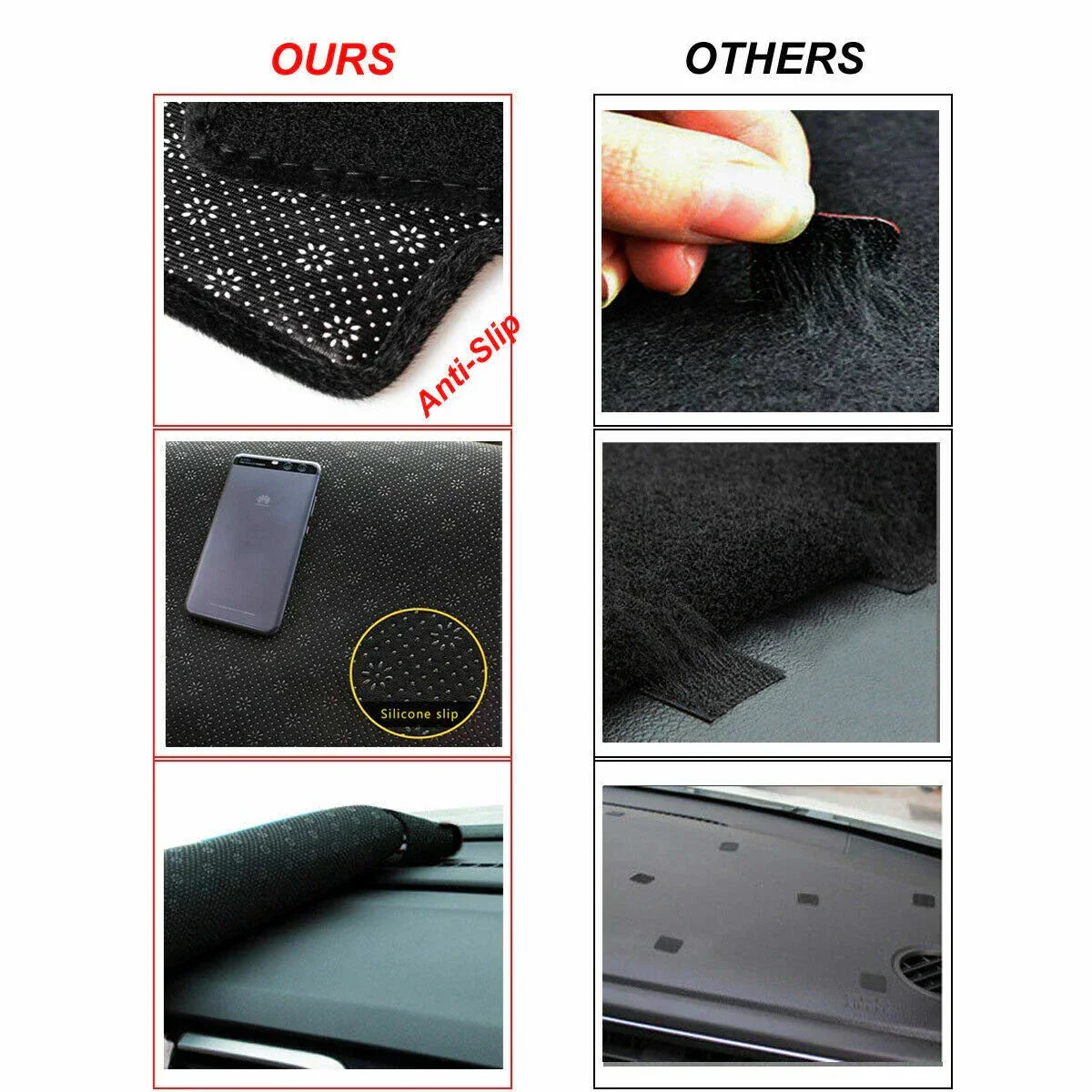 Non-Slip Sun Cover for Mitsubishi Outlander (2006-2012) DashMat