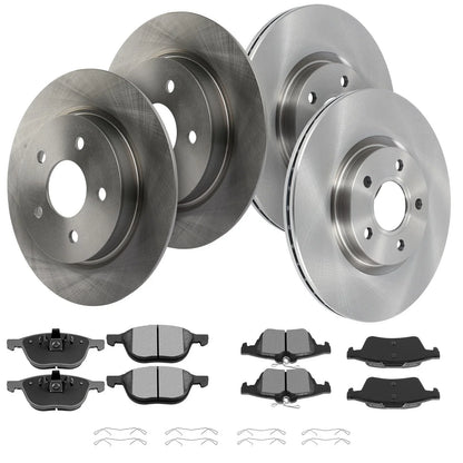 Complete Brake Rotors and Pads for 2013-2016 Ford Escape