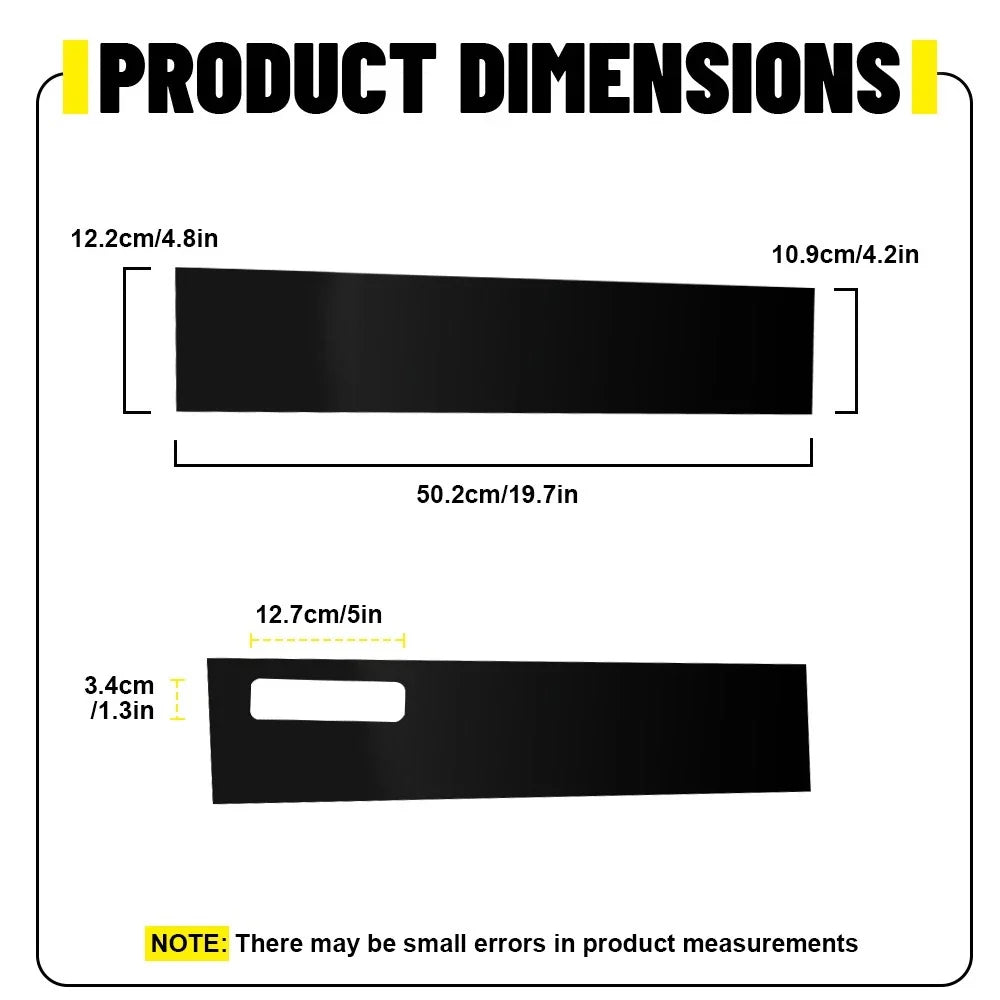 Gloss Black Pillar Cover Posts for Ford F150 (2015–2023)