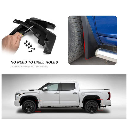 Front & Rear Splash Guards Mud Flaps for Toyota Tacoma (2016–2023)