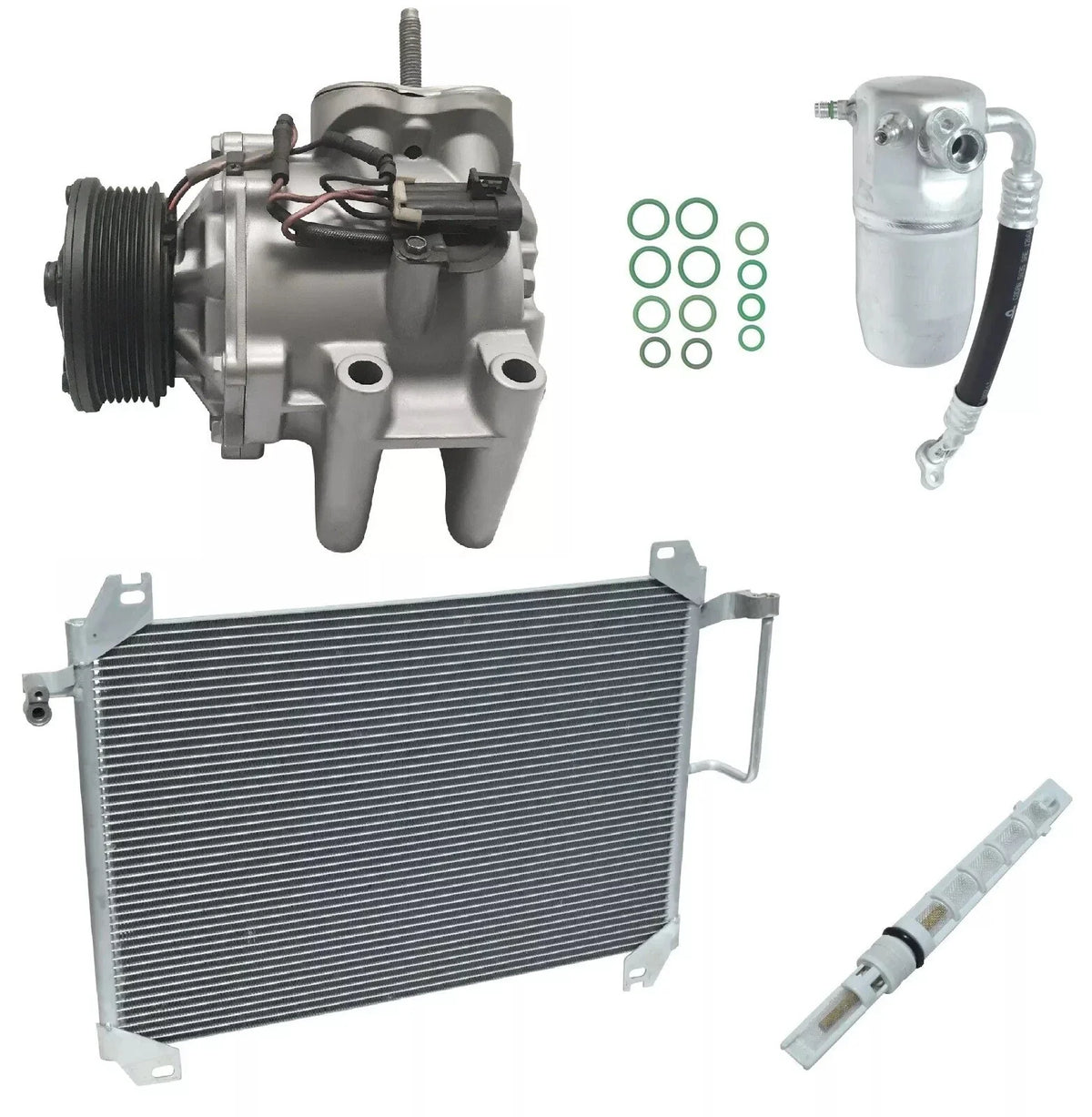 AC Compressor Kit with Condenser for Buick Rainier 4.2L (2007–2007)