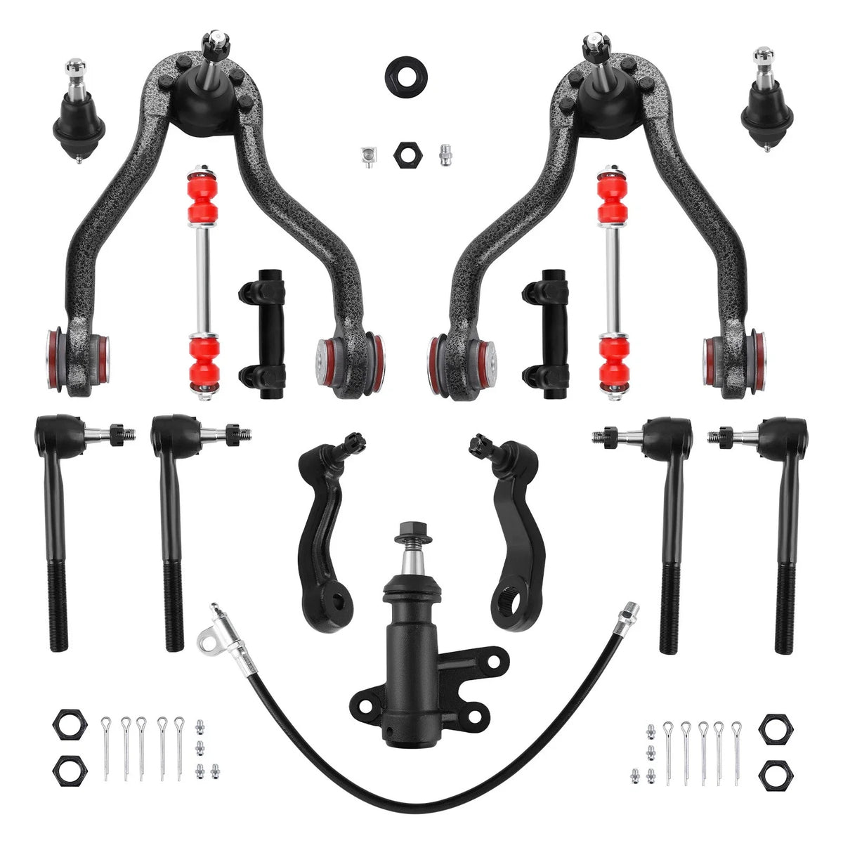 15 Front Control Arms w/ Polyurethane Bushing for Chevy GMC K2500 99-07