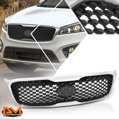 Chrome Grille Mesh for Kia Sorento (2016-2018)