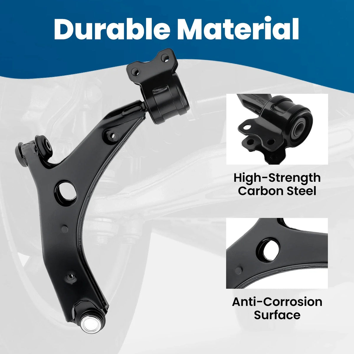 Front Lower Control Arm + Sway Bar Link for Mazda 3 (2004–2009) K620041