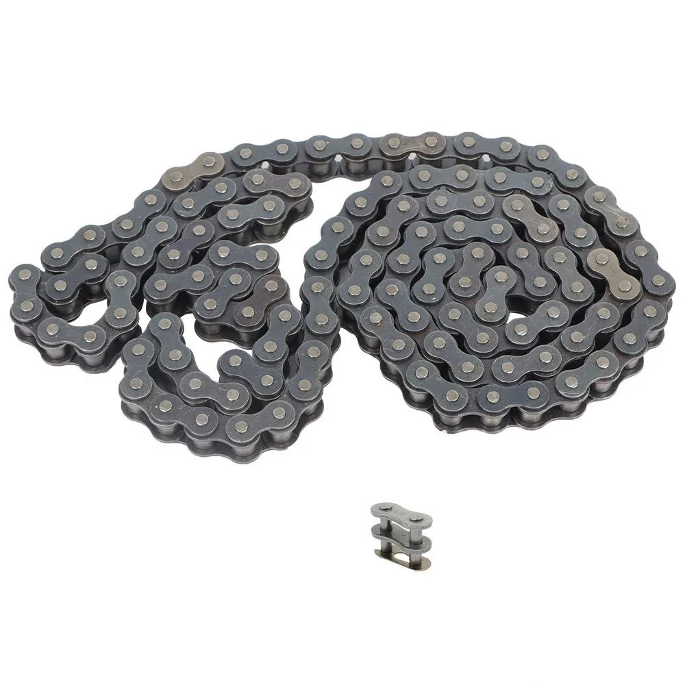10ft #80 Stainless Steel Roller Chain with Connecting Links