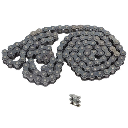 10ft #80 Stainless Steel Roller Chain with Connecting Links