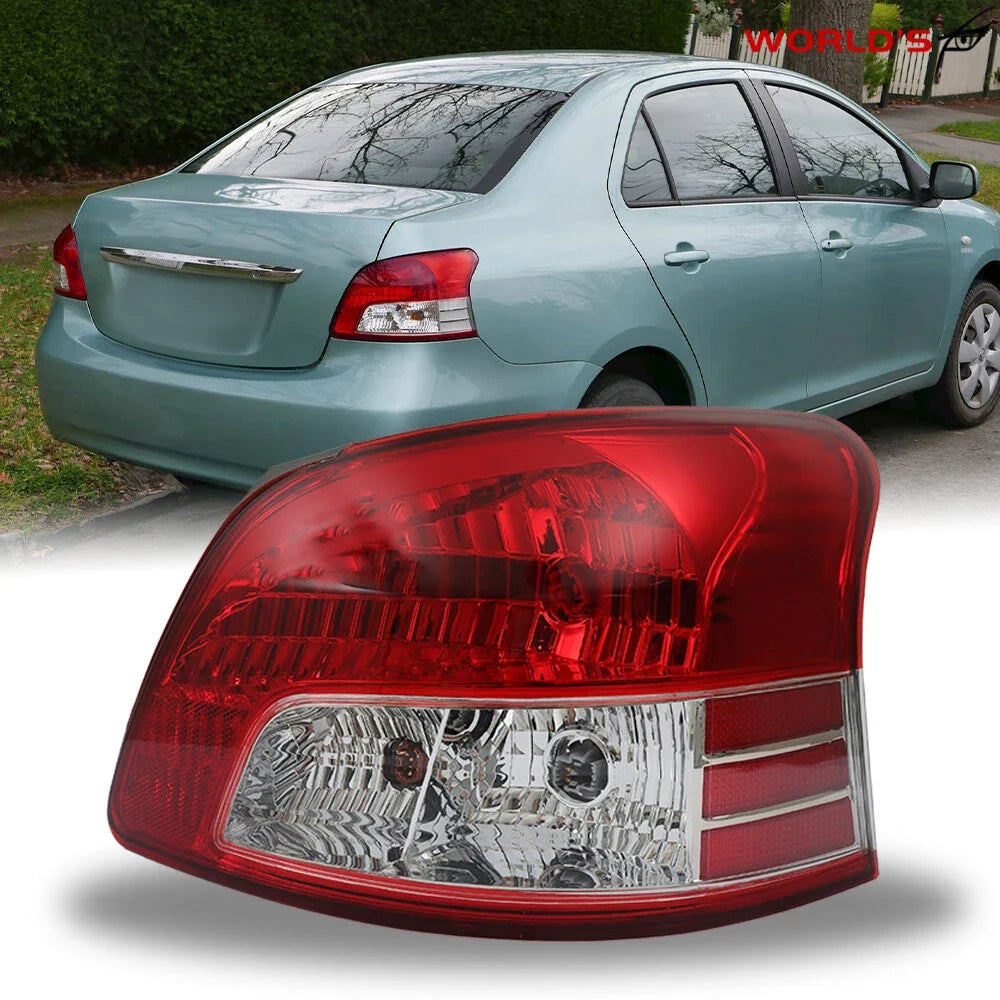 Tail Light for Toyota Yaris Sedan (2007–2011) Clear Rear Right Side