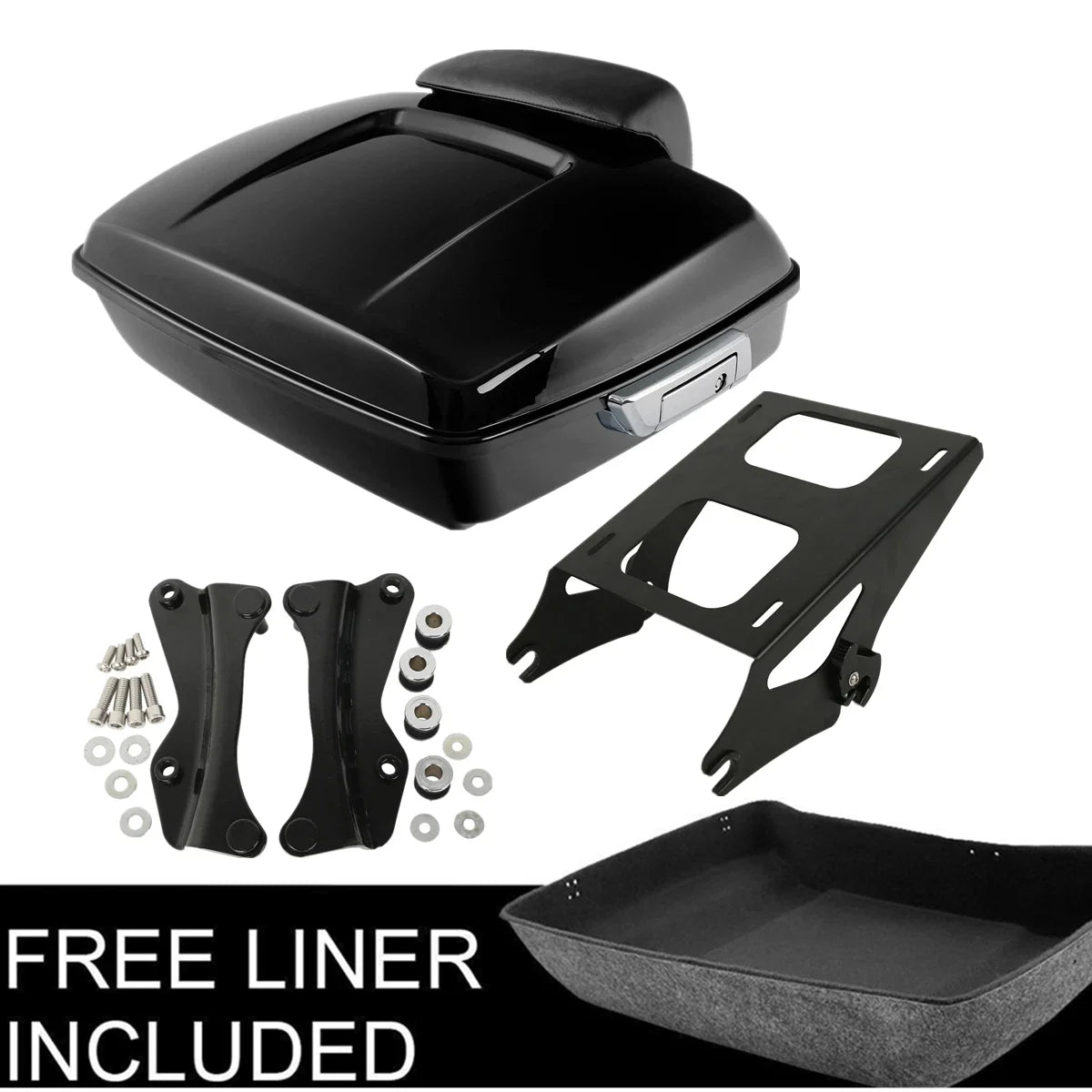 Trunk Rack Docking Kit Pad for Harley King Road Glide 2014-2025
