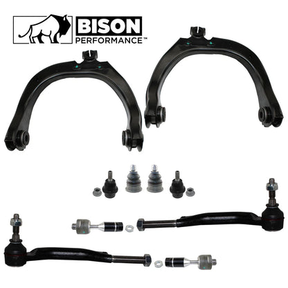10pc Tie Rod End and Front Upper Control Arm Kit for Saab Chevy GMC