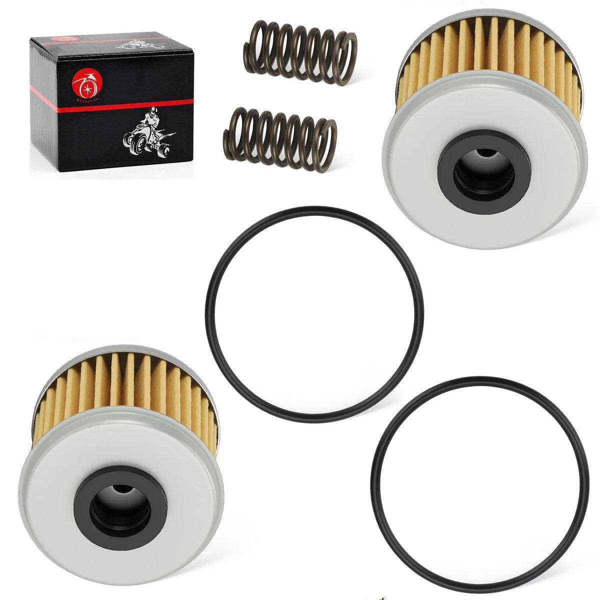 2X Oil Filter & O-Ring Spring Kit for Honda CRF250RX CRF250R (2004–2024)