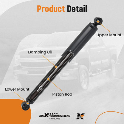 2007–2016 Silverado GMC Sierra 1500 Rear Shock Assembly Pair