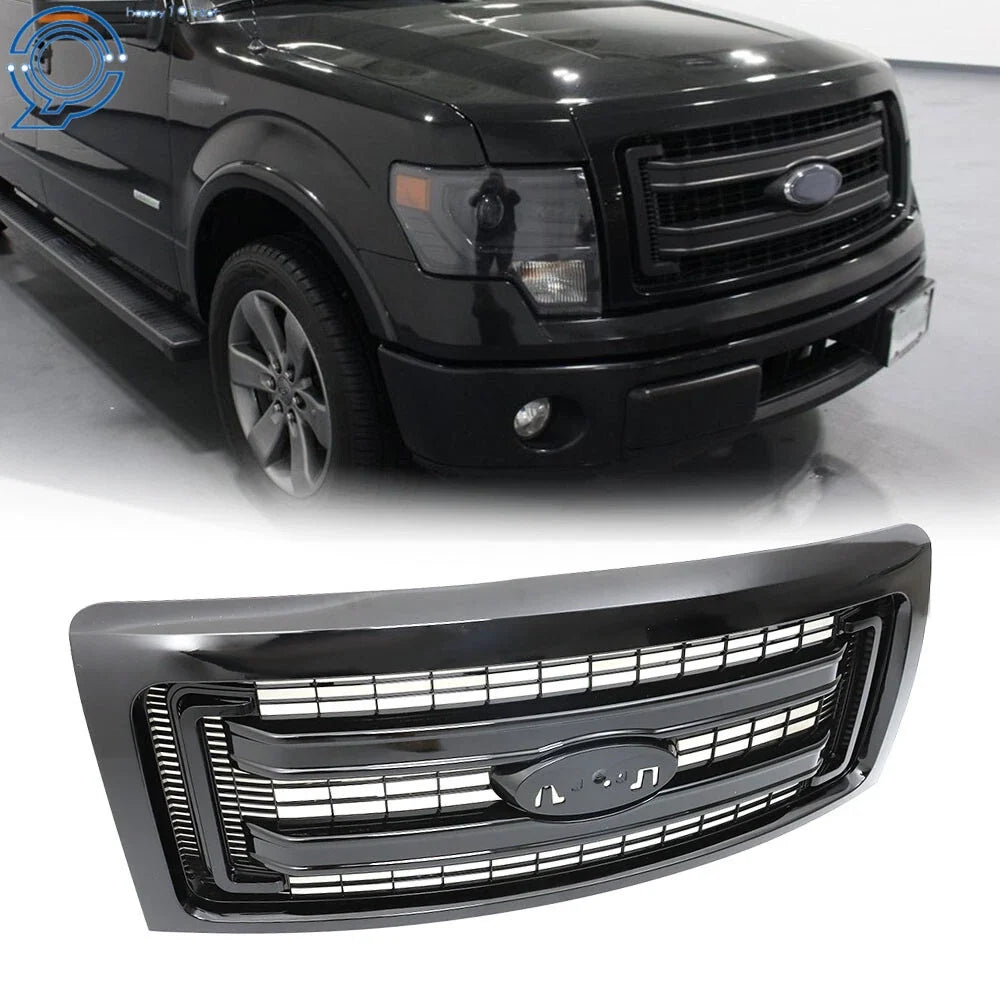 Front Bumper Grille for Ford F-150 (2009–2014) Black