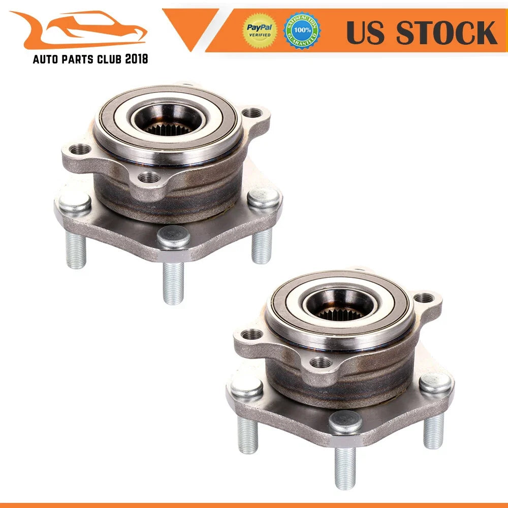 2 Front Wheel Hub Bearings for Nissan Rogue (2014–2019)