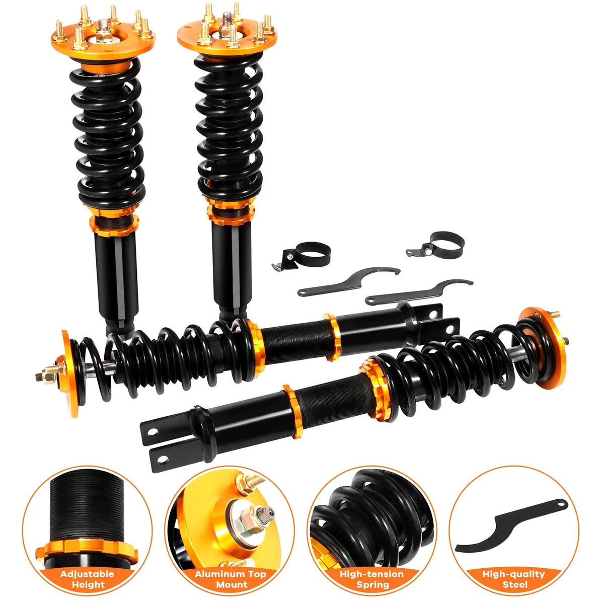 Coilovers for Honda Accord (2008–2012) Adjustable Height Springs