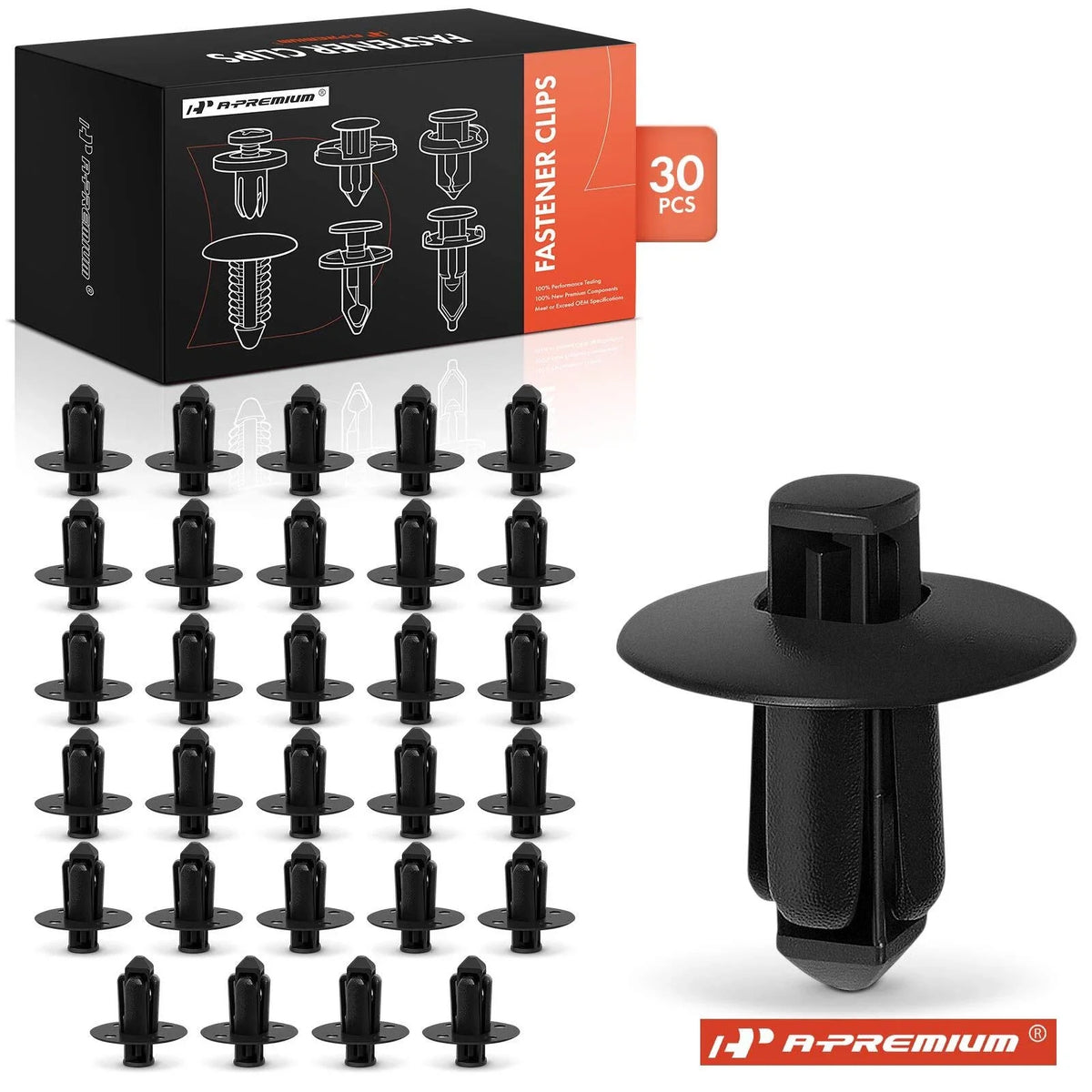 30x Nylon Bumper Cover Clips for Nissan Maxima