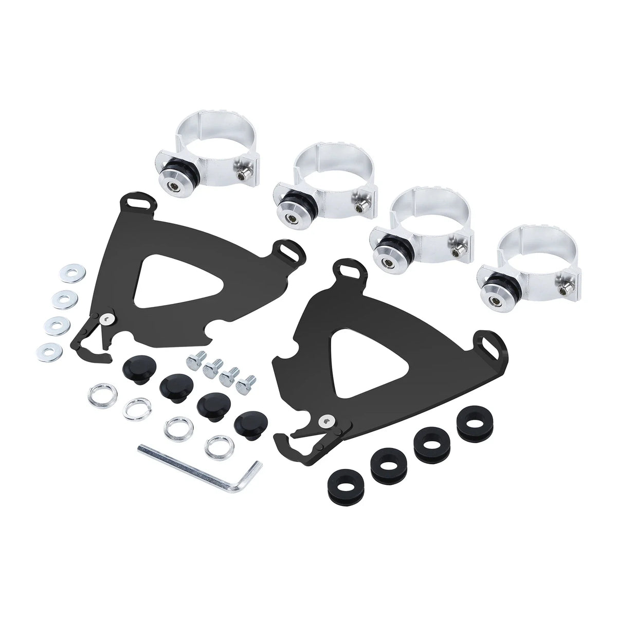 49mm Gauntlet Fairing Trigger Lock Mount for Harley Dyna Street Bob (2007–2017)