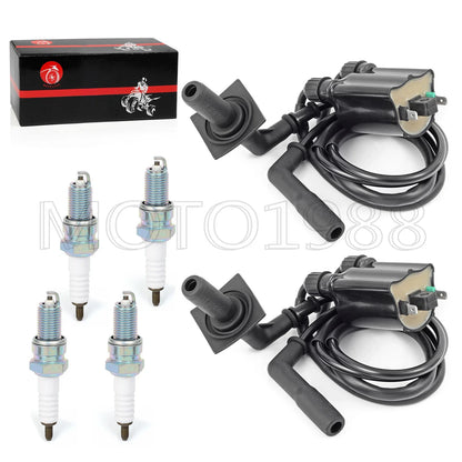 Ignition Coil + Cap with Spark Plug for Honda Shadow ACE 1100 1995