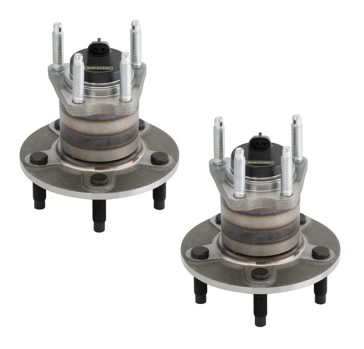 Set of 2 Rear Moog Wheel Bearing Hub Assemblies for Chevy Pontiac Saturn