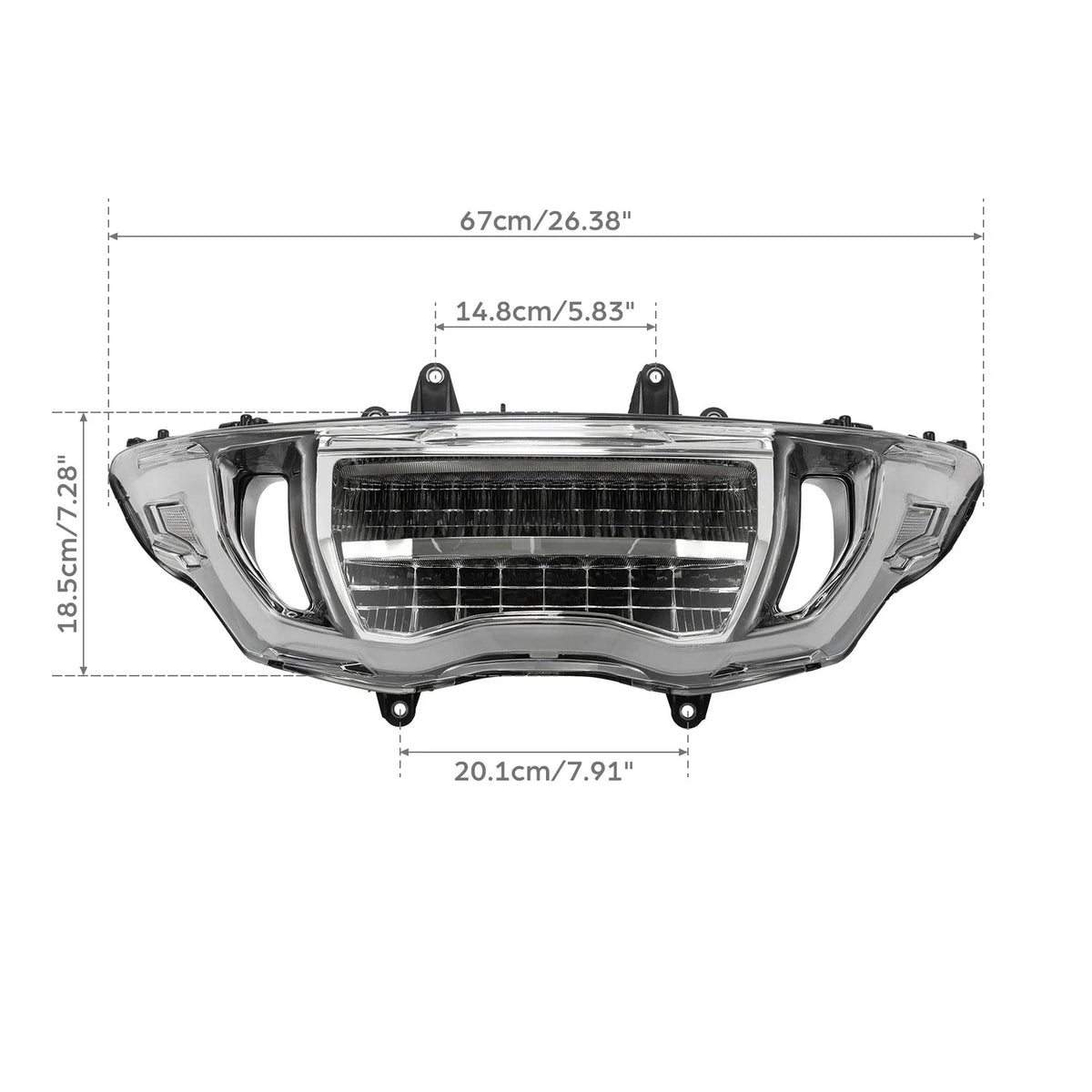 2023-2025 Harley CVO Road Glide FLTRXSE LED Front Headlight Assembly